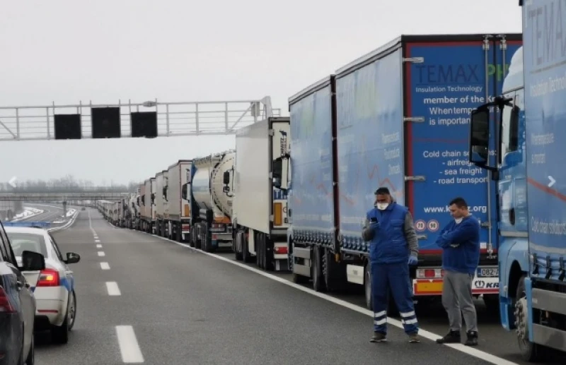 Teretni saobraćaj prema EU sutra u prekidu, najavljeni protesti prevoznika