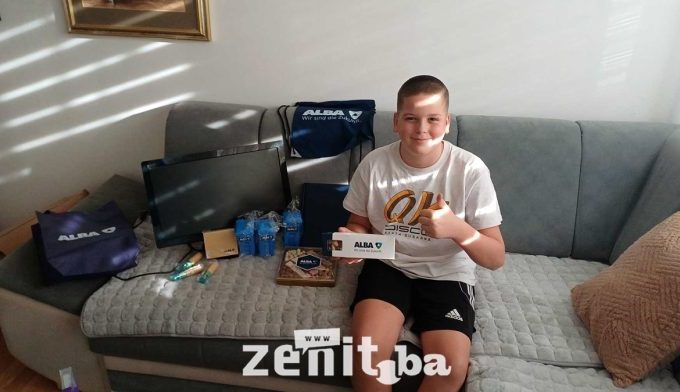 ALBA Zenica nagradila 11-godišnjeg dječaka