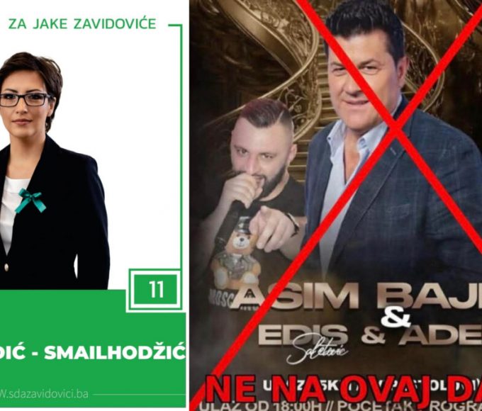 Erna Merdić Smailhodžić traži otkazivanje koncerta u Vozući zbog godišnjice stradanja