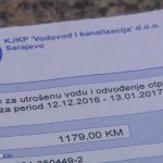 Porodica iz Sarajeva mjesecima prima uvećane račune za vodu zbog kvara na cijevi