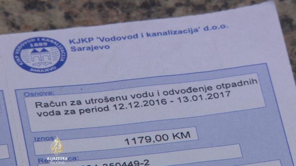 Porodica iz Sarajeva mjesecima prima uvećane račune za vodu zbog kvara na cijevi