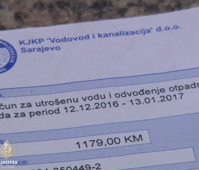 Porodica iz Sarajeva mjesecima prima uvećane račune za vodu zbog kvara na cijevi