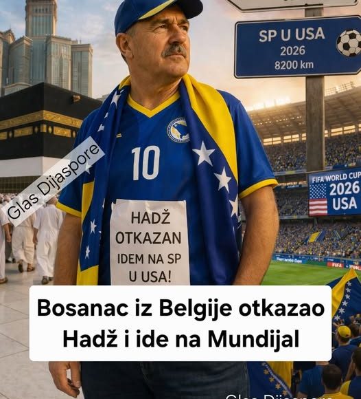 Zbog Zmajeva mijenja planove: Otkazao hadž i putuje na Svjetsko prvenstvo