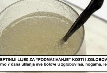 NAJJEFTINIJI LIJEK ZA “PODMAZIVANJE” KOSTI I ZGLOBOVA: Za samo 7 dana uklanja sve bolove u zglobovima, nogama, leđima