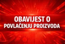 VAŽNO UPOZORENJE: Ovaj proizvod se povlači iz prodaje, provjerite imate li ga kod kuće