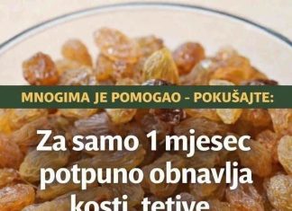 MNOGIMA JE P0MOGAO – PR0BAJTE: Za Samo 1 Mjesec Potpuno 0bnovlja Kosti, Tetive, Ligamente, Zglobove…