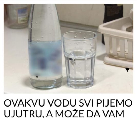OVAKVU VODU SVI PIJEMO UJUTRU, A MOŽE DA VAM UGROZI ZDRAVLJE: Ne Znate Koliko Je Opasna!
