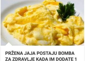 PRŽENA JAJA POSTAJU BOMBA ZA ZDRAVLJE KADA IM DODATE 1 SASTOJAK: Obaraju KRVNI PRITISAK i štite od moždanog udara