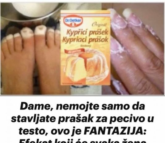 Dame, nemojte samo da stavljate prašak za pecivo u testo, ovo je FANTAZIJA: Efekat koji će svaka žena pohvaliti!
